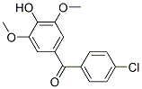 (4-chlorophenyl) (4-hydroxy-3,5-dimethoxyphenyl) ketone CAS#: 54094-08-5