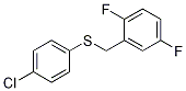 (4-chlorophenyl)(2,5-difluorobenzyl)sulfane CAS#: 470716-52-0