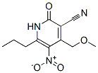 4-(methoxymethyl)-5-nitro-2-oxo-6-propyl-1H-pyridine-3-carbonitrile CAS#: 5457-22-7