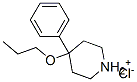 4-phenyl-4-propoxypiperidinium chloride CAS#: 51304-59-7
