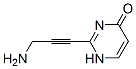 4(1H)-Pyrimidinone, 2-(3-amino-1-propynyl)- (9CI) CAS#: 497944-99-7