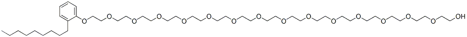 44-(nonylphenoxy)-3,6,9,12,15,18,21,24,27,30,33,36,39,42-tetradecaoxatetratetracontanol CAS#: 57321-10-5