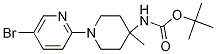 1-(5-bromo-pyridin-2-yl)-4-tert-butoxycarbonylamino-4-methylpiperidine CAS#: 440101-03-1