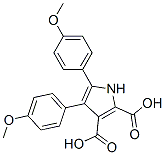 4,5-Bis(p-methoxyphenyl)-1H-pyrrole-2,3-dicarboxylic acid CAS#: 5784-96-3