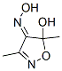 4(5H)-Isoxazolone, 5-hydroxy-3,5-dimethyl-, oxime (9CI) CAS#: 404911-11-1