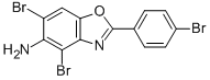4,6-DIBROMO-2-(4-BROMOPHENYL)-1,3-BENZOXAZOL-5-AMINE CAS#: 577768-91-3
