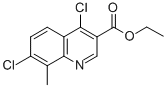 4,7-DICHLORO-8-METHYLQUINOLINE-3-CARBOXYLIC ETHYL ESTER CAS#: 58666-08-3