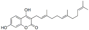 4,7-Dihydroxy-3-(3,7,11-trimethyl-2,6,10-dodecatrienyl)-2H-1-benzopyran-2-one CAS#: 643-57-2