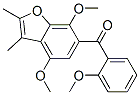 4,7-Dimethoxy-2,3-dimethyl-6-(o-methoxybenzoyl)benzofuran CAS#: 49710-87-4
