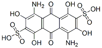 4,8-diamino-1,3,5,7-tetrahydroxy-9,10-dioxo-9,10-dihydroanthracene-2,6-disulfonic acid CAS#: 6388-42-7