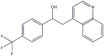2-QUINOLIN-4-YL-1-(4-TRIFLUOROMETHYLPHENYL)ETHANOL CAS#: 493024-38-7