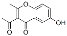 4H-1-Benzopyran-4-one, 3-acetyl-6-hydroxy-2-methyl- (9CI) CAS#: 401515-47-7