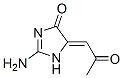 4H-Imidazol-4-one, 2-amino-1,5-dihydro-5-(2-oxopropylidene)- (9CI) CAS#: 517870-39-2