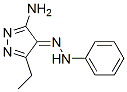 4H-Pyrazol-4-one,3-amino-5-ethyl-,phenylhydrazone(9CI) CAS#: 537037-70-0