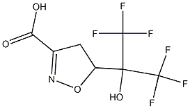 5-(1,1,1,3,3,3-Hexafluoro-2-hydroxypropan-2-yl)-4,5-dihydroisoxazole-3-carboxylic acid CAS#: 444342-51-2