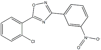 5-(2-CHLOROPHENYL)-3-(3-NITROPHENYL)-1,2,4-OXADIAZOLE CAS#: 425412-27-7