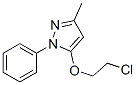 5-(2-Chloroethoxy)-3-methyl-1-phenyl-1H-pyrazole CAS#: 5372-11-2
