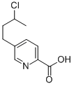 5-(3-Chlorobutyl)pyridine-2-carboxylic acid CAS#: 49751-46-4
