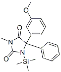 5-(3-Methoxyphenyl)-3-methyl-5-phenyl-1-(trimethylsilyl)-2,4-imidazolidinedione CAS#: 57326-22-4