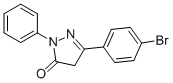 5-(4-BROMOPHENYL)-2,4-DIHYDRO-2-PHENYL-3H-PYRAZOL-3-ONE CAS#: 59848-48-5
