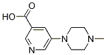 5-(4-Methyl-1-piperazinyl)-3-pyridinecarboxylic acid CAS#: 450368-31-7
