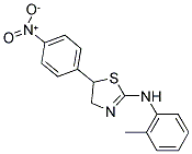 [5-(4-NITRO-PHENYL)-4,5-DIHYDRO-THIAZOL-2-YL]-O-TOLYL-AMINE CAS#: 438030-43-4