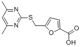 5-(4,6-DIMETHYL-PYRIMIDIN-2-YLSULFANYLMETHYL)-FURAN-2-CARBOXYLIC ACID CAS#: 438622-94-7