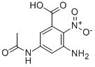 5-(ACETYLAMINO)-3-AMINO-2-NITRO-BENZOIC ACID CAS#: 54002-31-2