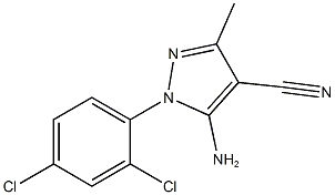 5-AMINO-1-(2,4-DICHLOROPHENYL)-3-METHYL-1H-PYRAZOLE-4-CARBONITRILE CAS#: 58791-83-6