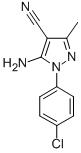 5-AMINO-1-(4-CHLOROPHENYL)-3-METHYL-1H-PYRAZOLE-4-CARBONITRILE CAS#: 58791-82-5