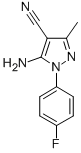 5-AMINO-1-(4-FLUOROPHENYL)-3-METHYL-1H-PYRAZOLE-4-CARBONITRILE CAS#: 51516-82-6