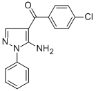 (5-AMINO-1-PHENYL-1H-PYRAZOL-4-YL)(4-CHLOROPHENYL)METHANONE CAS#: 54606-38-1