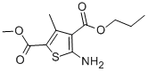 5-AMINO-3-METHYL-THIOPHENE-2,4-DICARBOXYLIC ACID 2-METHYL ESTER 4-PROPYL ESTER CAS#: 438532-72-0