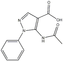 5-(Acetylamino)-1-phenyl-1H-pyrazole-4-carboxylic acid CAS#: 51649-69-5