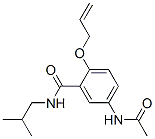 5-(Acetylamino)-2-(allyloxy)-N-isobutylbenzamide CAS#: 6382-50-9