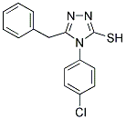 5-BENZYL-4-(4-CHLOROPHENYL)-4H-1,2,4-TRIAZOLE-3-THIOL CAS#: 451501-91-0
