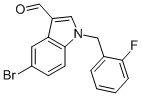 5-BROMO-1-(2-FLUOROBENZYL)-1H-INDOLE-3-CARBALDEHYDE CAS#: 405274-94-4
