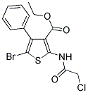5-BROMO-2-(2-CHLORO-ACETYLAMINO)-4-PHENYL-THIOPHENE-3-CARBOXYLIC ACID ETHYL ESTER CAS#: 554405-83-3