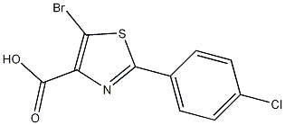 5-Bromo-2-(4-chlorophenyl)thiazole-4-carboxylic acid CAS#: 52041-97-1