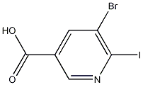 5-Bromo-6-iodo-3-pyridinecarboxylic acid CAS#: 49767-14-8