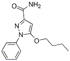 5-Butoxy-1-phenyl-1H-pyrazole-3-carboxamide CAS#: 55228-44-9