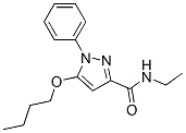 5-Butoxy-N-ethyl-1-phenyl-1H-pyrazole-3-carboxamide CAS#: 55228-46-1
