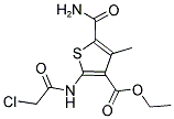 5-CARBAMOYL-2-(2-CHLORO-ACETYLAMINO)-4-METHYL-THIOPHENE-3-CARBOXYLIC ACID ETHYL ESTER CAS#: 551910-09-9