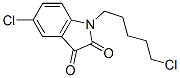 5-CHLORO-1-(5-CHLOROPENTYL)-1H-INDOLE-2,3-DIONE CAS#: 416899-91-7