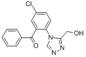 5-CHLORO-2-(3-HYDROXYMETHYL-4H-1,2,4-TRIAZOL-4-YL)BENZOPHENONE CAS#: 54041-98-4