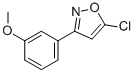 5-CHLORO-3-(3-METHOXYPHENYL)ISOXAZOLE CAS#: 51726-15-9