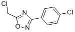 5-(CHLOROMETHYL)-3-(4-CHLOROPHENYL)-1,2,4-OXADIAZOLE CAS#: 57238-75-2