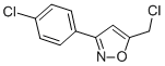 5-(CHLOROMETHYL)-3-(4-CHLOROPHENYL)ISOXAZOLE CAS#: 5301-02-0