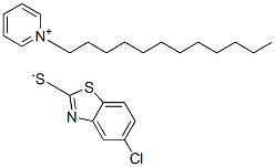 5-Chloro-2-mercaptobenzothiazole, lauryl pyridinium salt CAS#: 5406-97-3