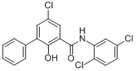 5-Chloro-N-(2,5-dichlorophenyl)-2-hydroxy-(1,1'-biphenyl)-3-carboxamide CAS#: 5607-54-5